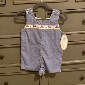 NWT Lullaby Set Smocked Train Jon Jon